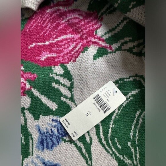 NWT Size M (P2P 22") -The Camryn Cropped Crewneck Sweater by Maeve (NWT US$ 98) - Picture 7 of 16